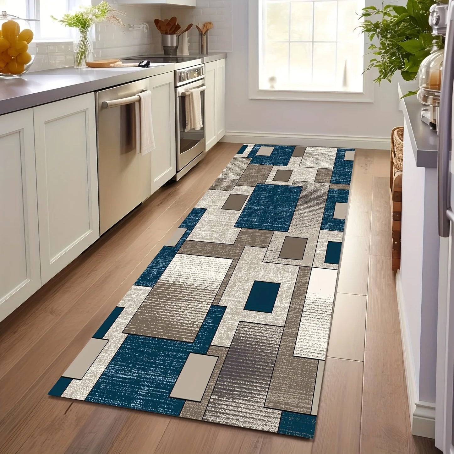 Washable Modern Non Slip Area Rug