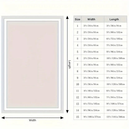 Washable Modern Non Slip Area Rug