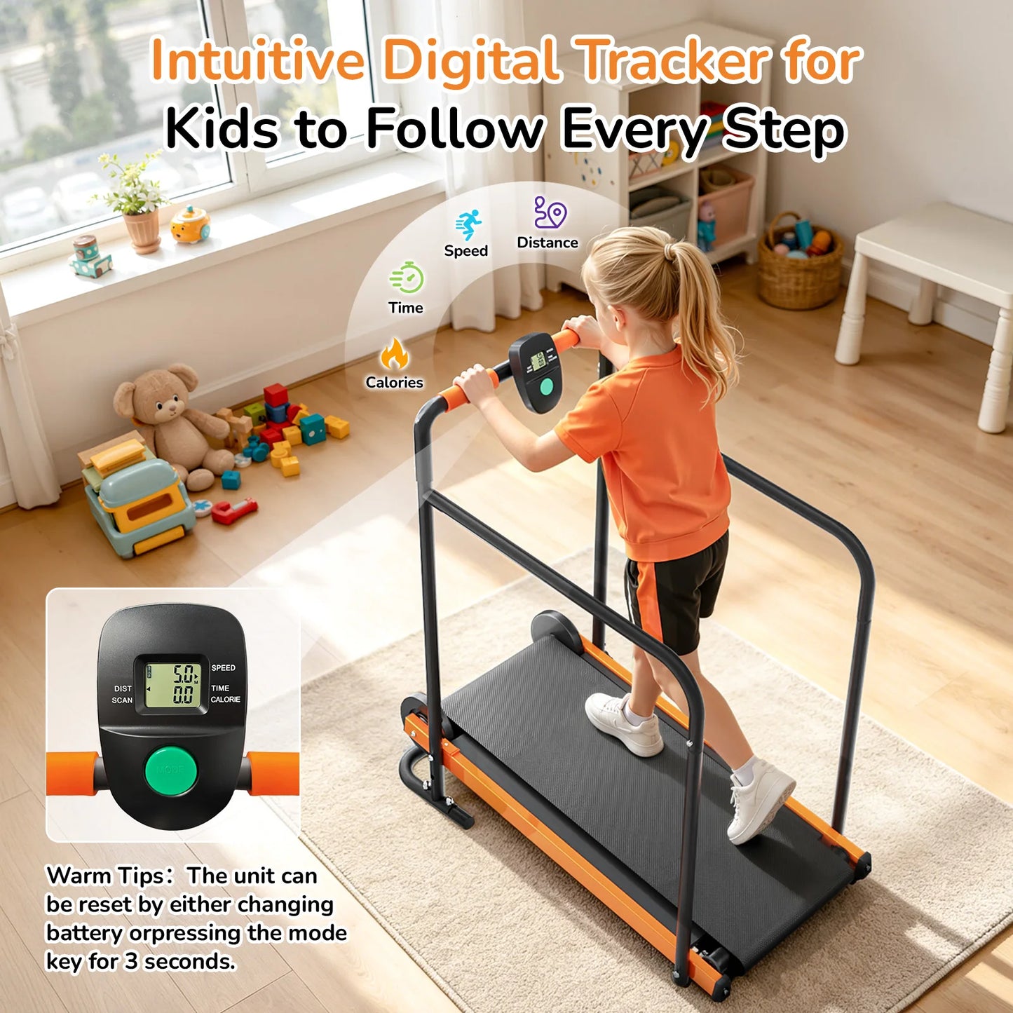 Non-Electric Kids Walking Treadmill