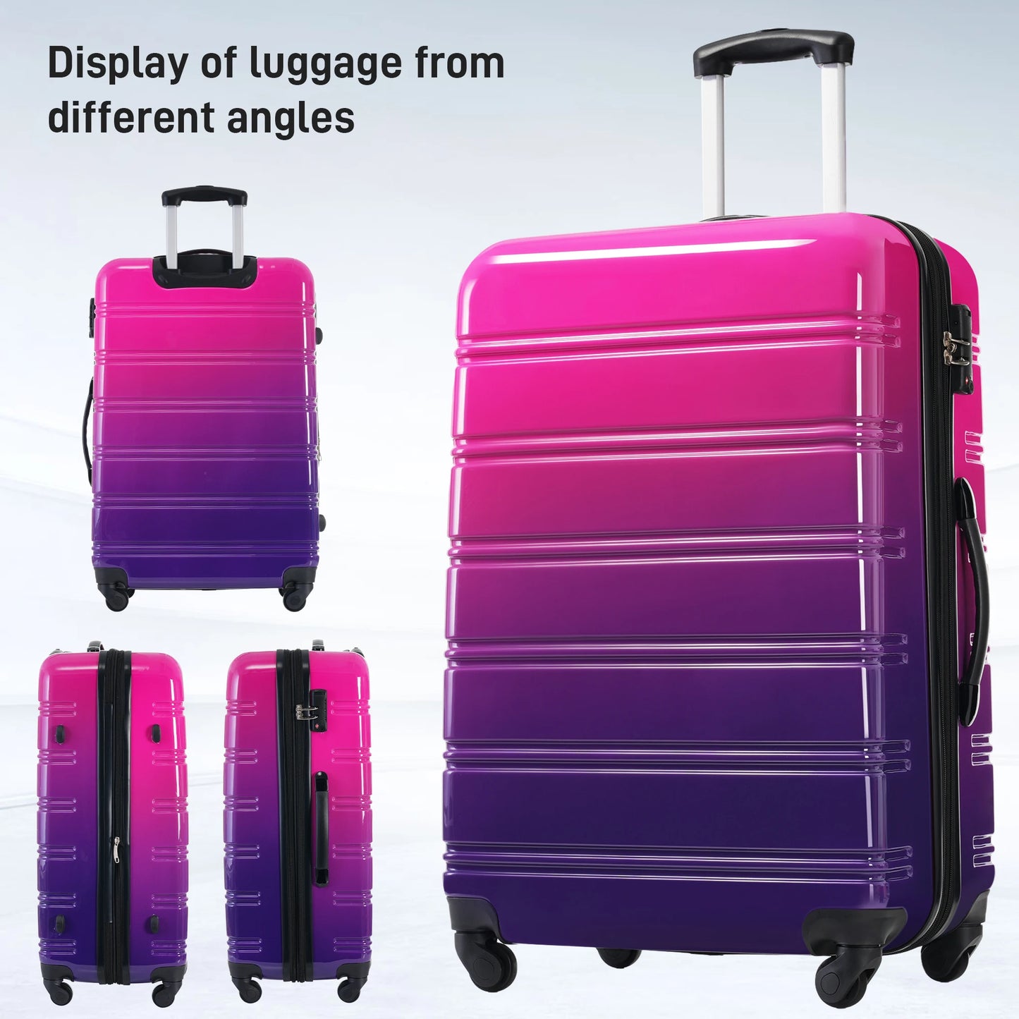 3 Piece  Hard-Shell Luggage Set