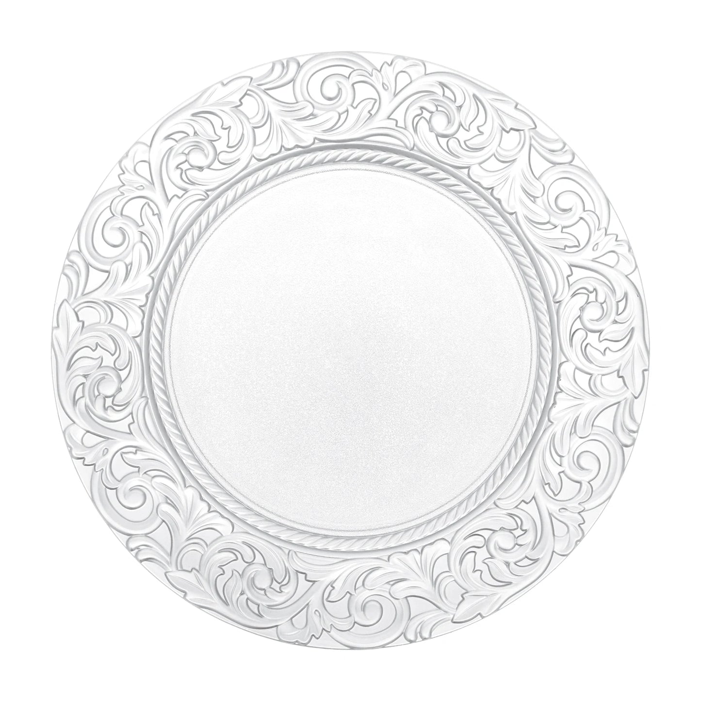 100 Silver Charger Plate Set