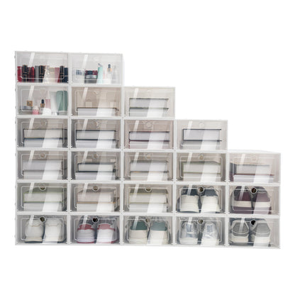 Foldable Shoe Rack Stackable Storage Container