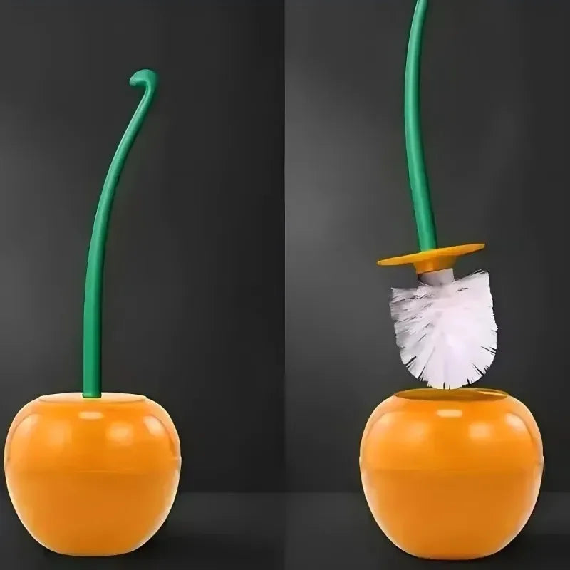 Cute Red Cherry Shape Toilet Brush Holder