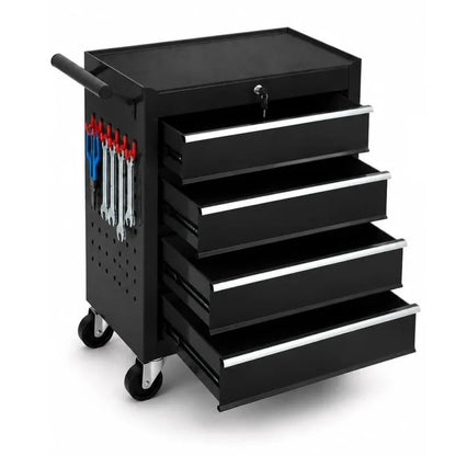 Locking 4 Drawer Rolling Tool Chest