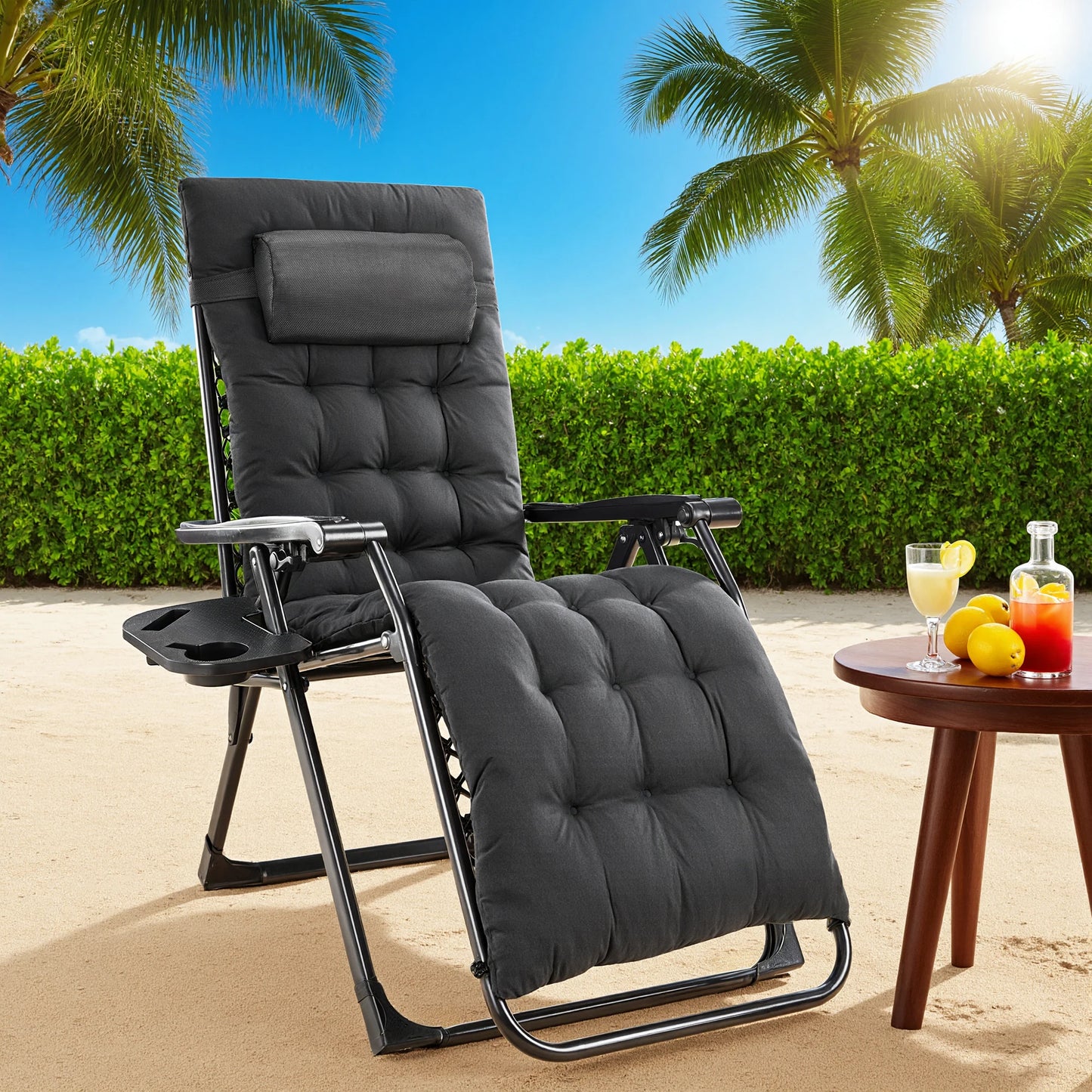 Zero Gravity Recliner Camping Patio Lounge Chair