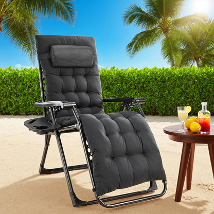 Zero Gravity Recliner Camping Patio Lounge Chair
