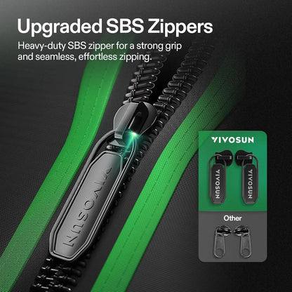 4x4 Grow Tent with Observation Window & Floor Tray, 48"x48"x80", High Reflective Mylar for Hydroponics Indoor Plants