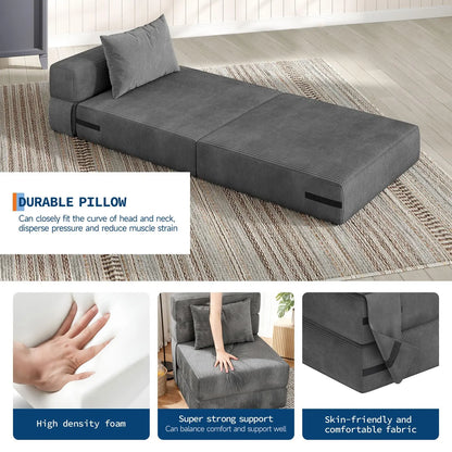 4-in-1 Folding Sofa Bed Convertible Sleeper