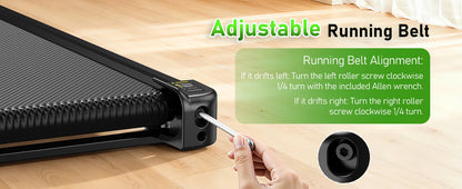 2.5HP Portable Walking Treadmill with 300Lbs Capacity