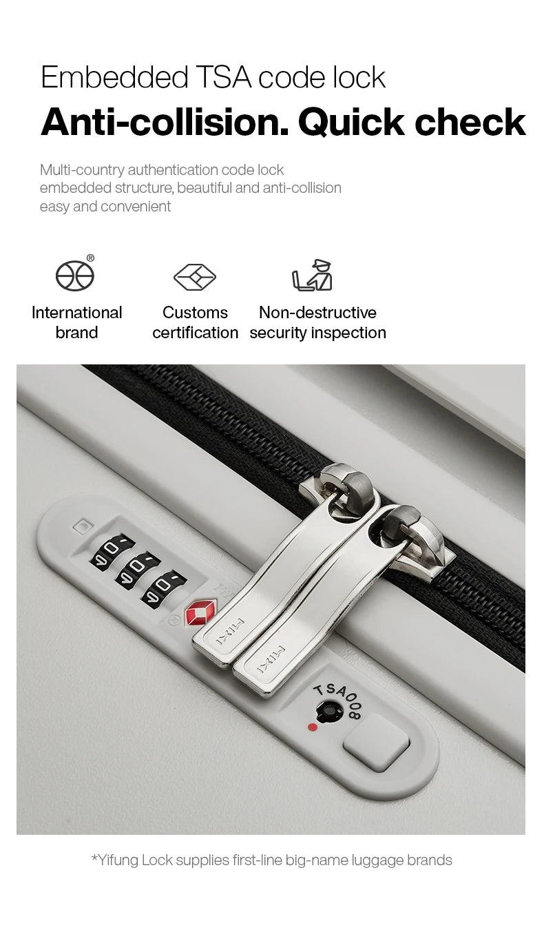 Travel Luggage set with Wide Handle
