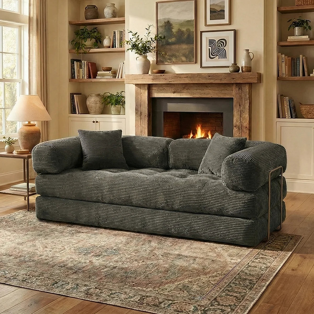 79' Futon Sofa Bed Convertible Couch