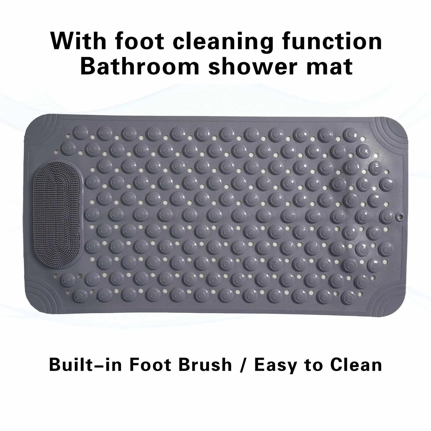 Non-Slip Shower Mat with Foot Massage