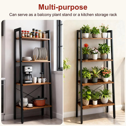 Bookshelf Wooden Storage Standing Shelf Living Room