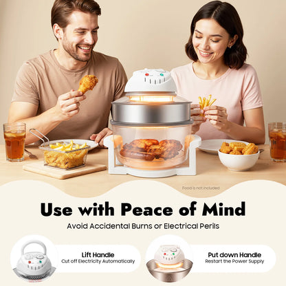 17.96Qt Visual Air Fryer Grill Rack
