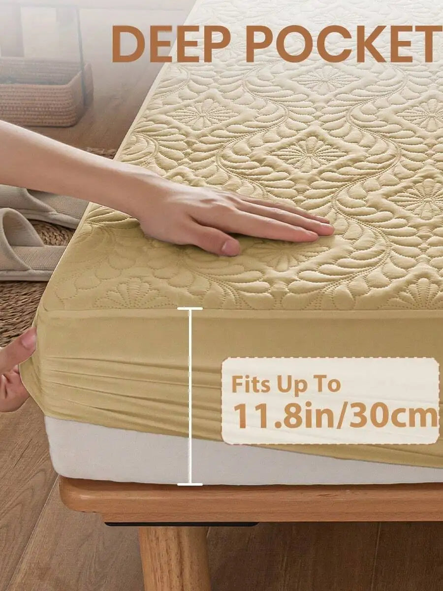 Waterproof Fitted Sheet-Queen King Twin