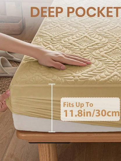 Waterproof Fitted Sheet-Queen King Twin