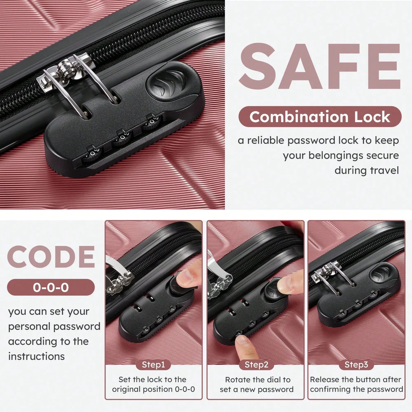 Large Capacity Luggage Set
