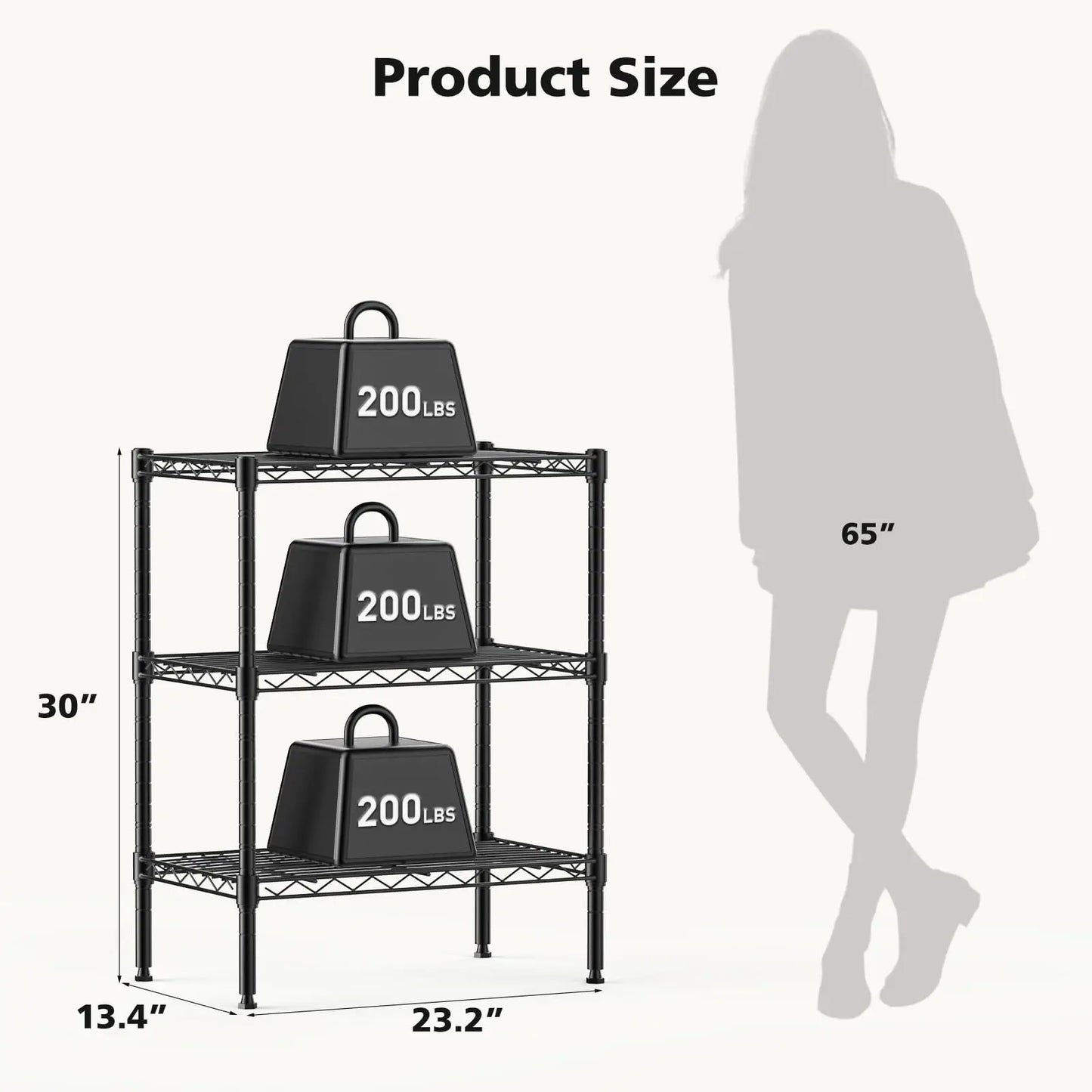 Metal Wire Storage Shelves Adjustable Storage Racks