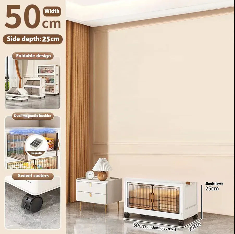 Foldable Plastic Storage Cabinet