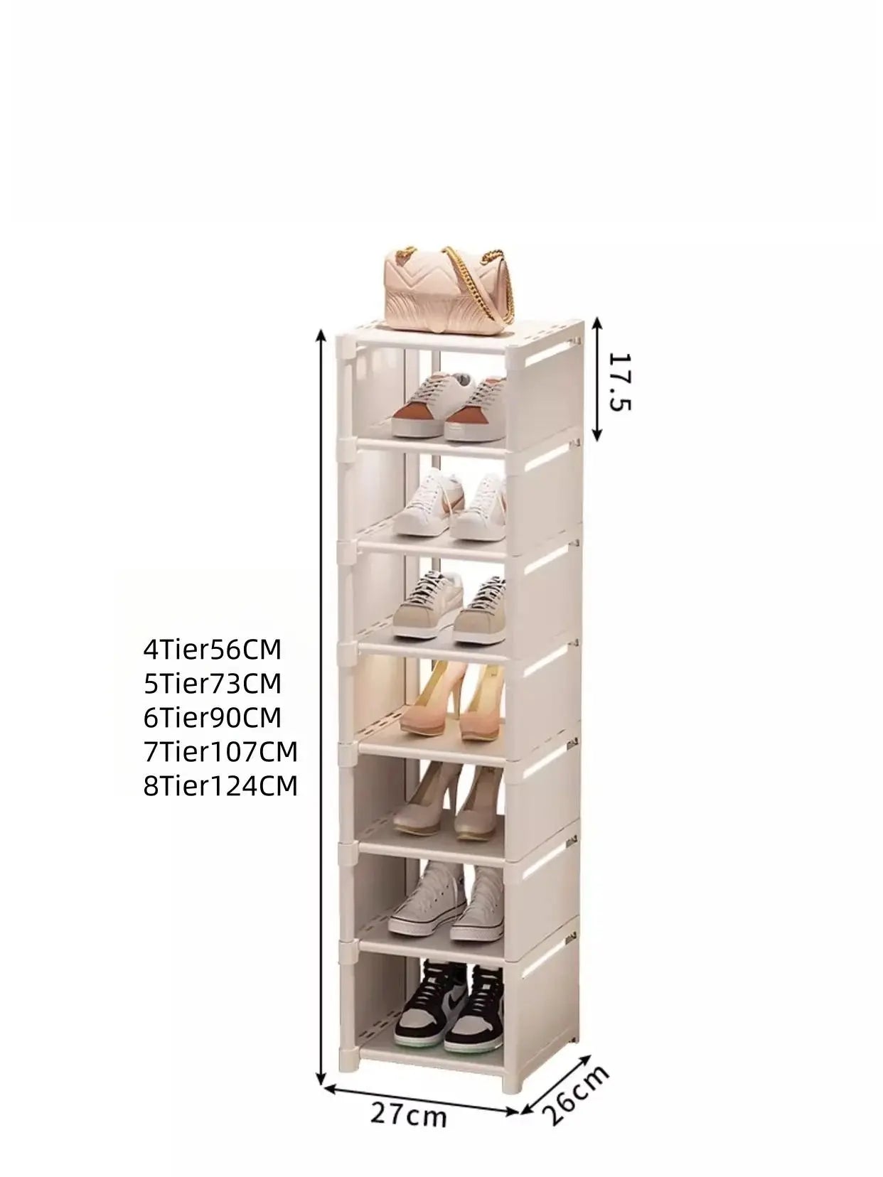 Dustproof Single-Row Multi-Layer Shoe Storage