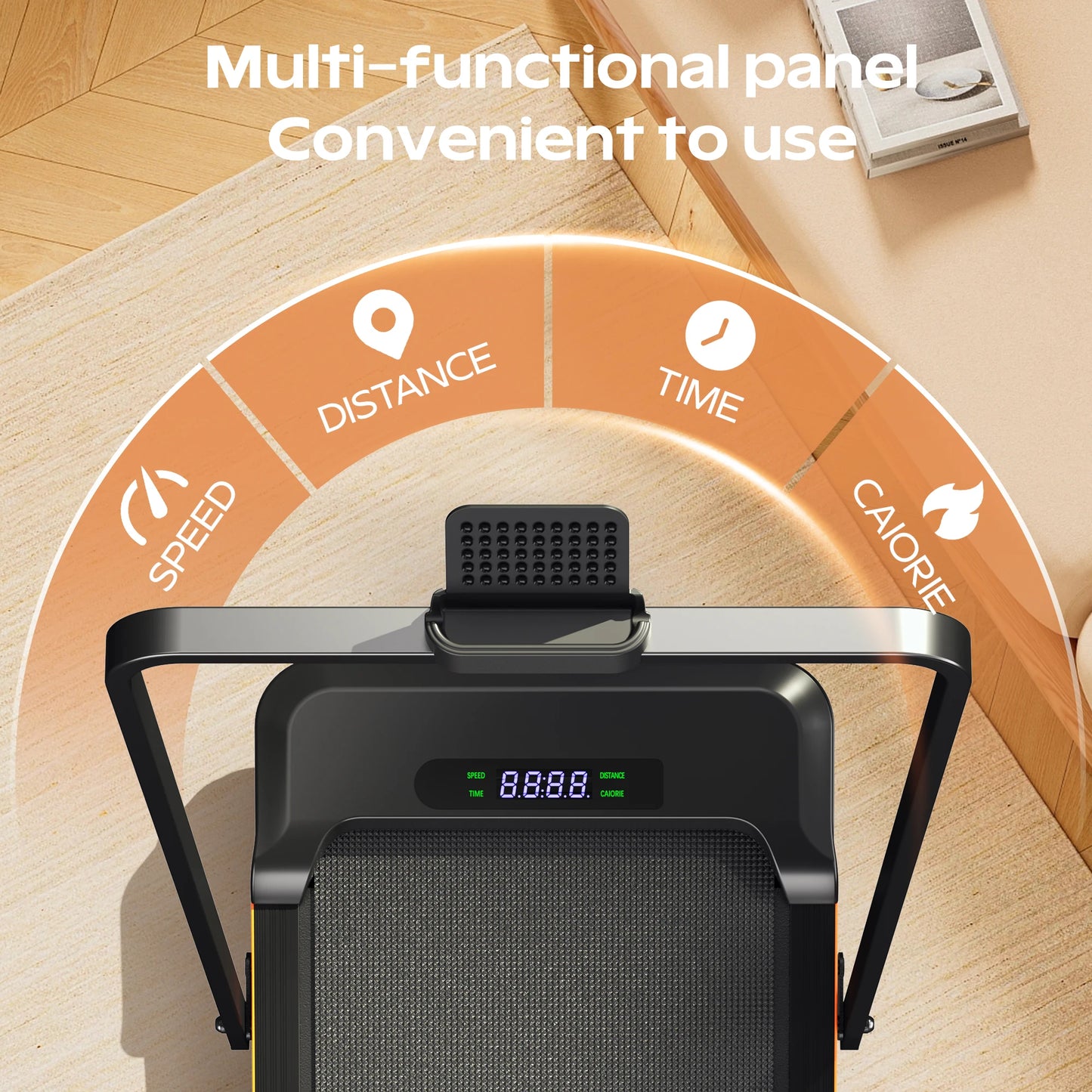 4 in 1 Climbing Treadmill with Handle Bar
