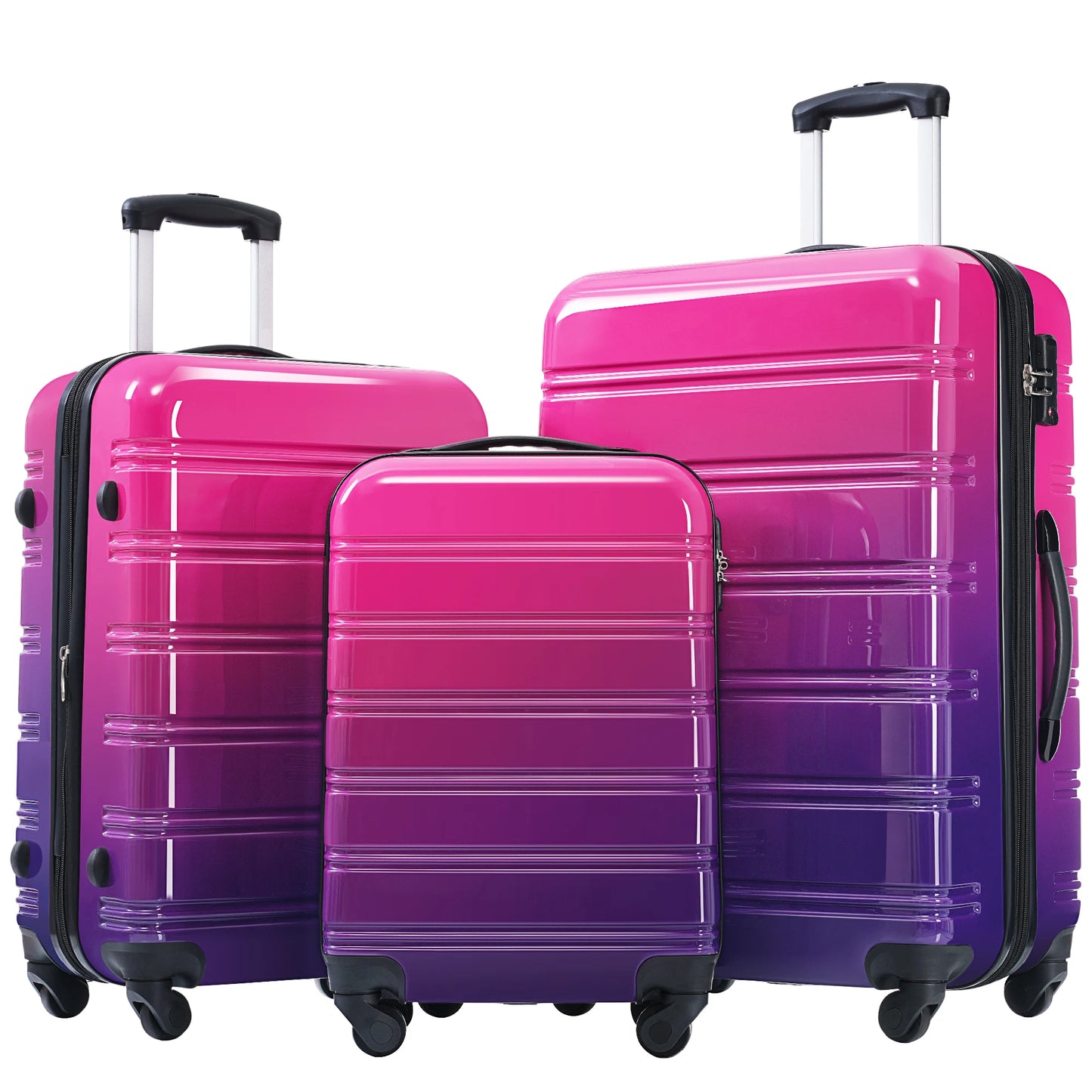 3 Piece  Hard-Shell Luggage Set
