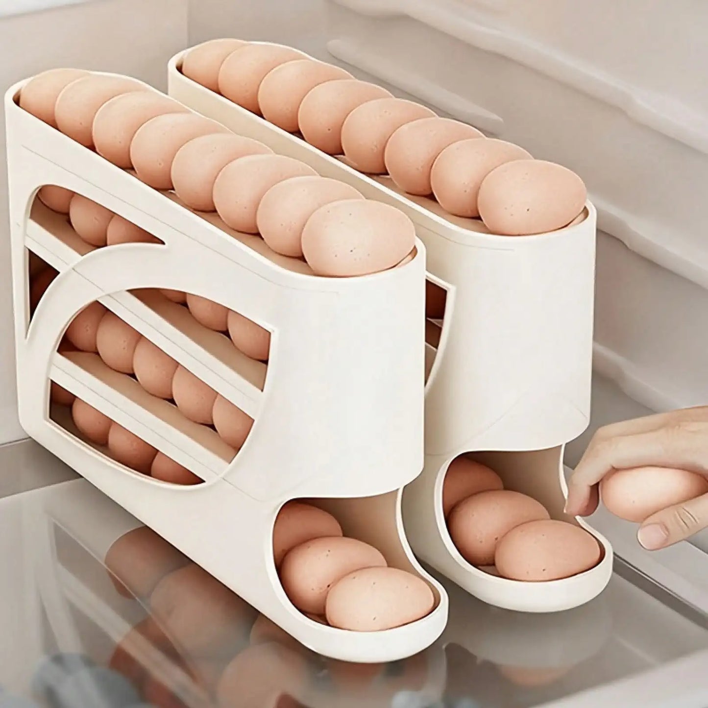 Rolling Egg Rack Can Hold 30 Eggs
