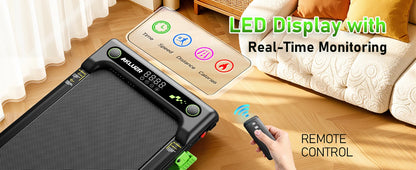 2.5HP Portable Walking Treadmill with 300Lbs Capacity