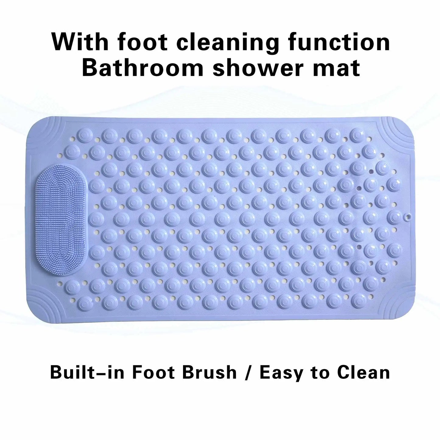Non-Slip Shower Mat with Foot Massage