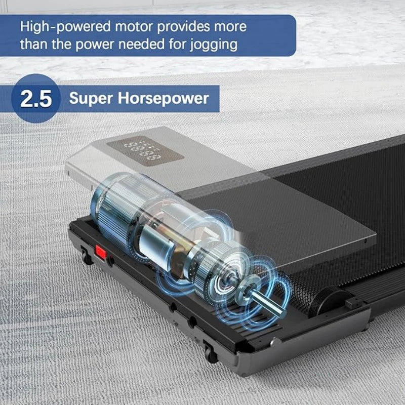 300lbs Capacity, 2.5HP Treadmill for Home