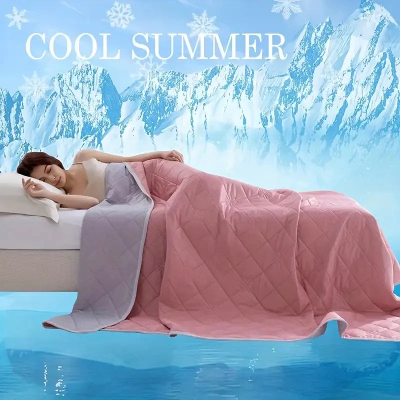 Dual-Sided Cooling Blanket for Hot Sleepers