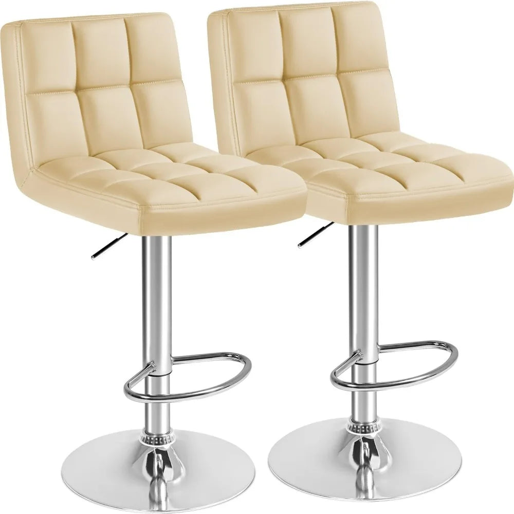 Pu Leather Swivel Adjustable Hydraulic Bar Stool