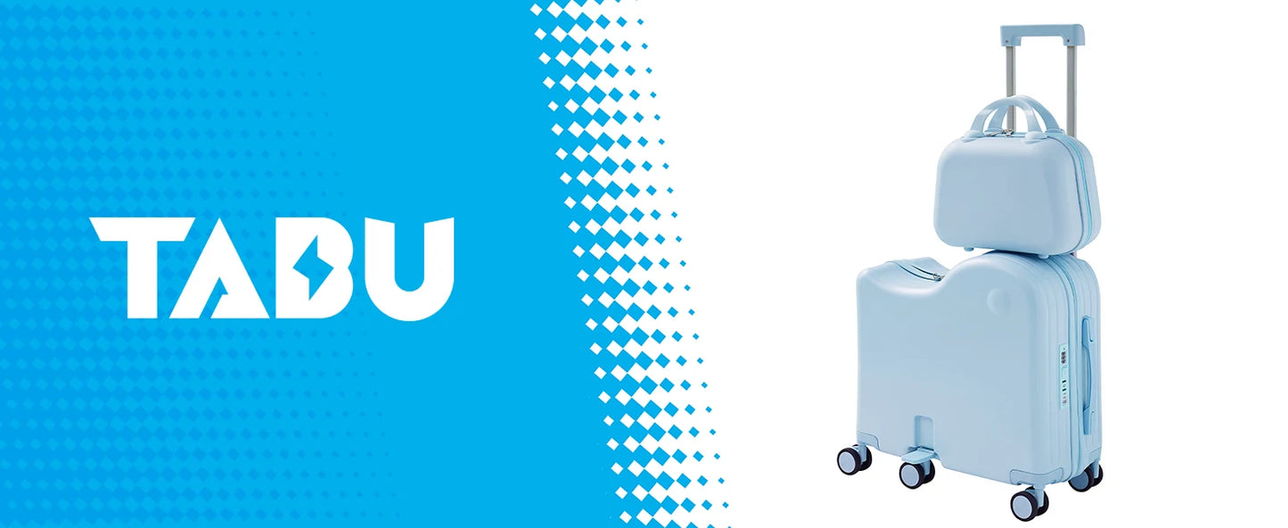 Ride-on Luggage Set with Bag for Kids