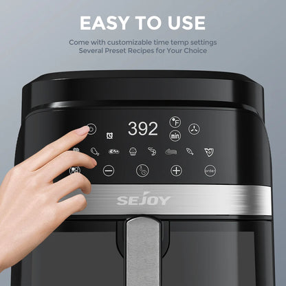 Air fryer 8-in-1,6 Quart Electric fryer