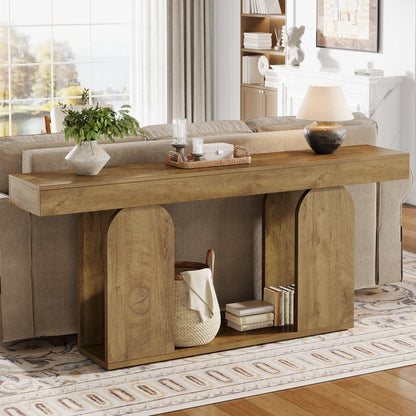Entryway Accent Table with U-Shaped Base