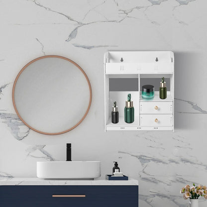 Bathroom Wall Mounted Cabinet with 2 Drawers