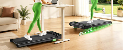 2.5HP Portable Walking Treadmill with 300Lbs Capacity