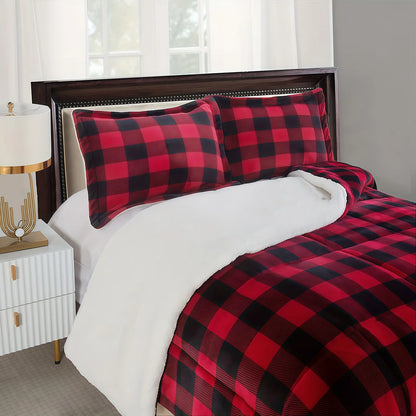 Fleece Buffalo Plaid Blanket, All-Season