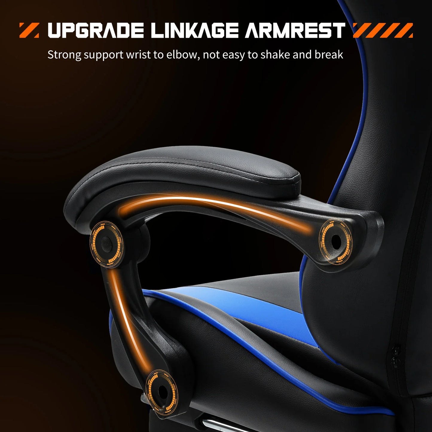 Ergonomic Racing Gaming Chair with Headrest