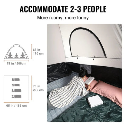 6.4-6.7ft Truck Bed Tent with Rain Layer
