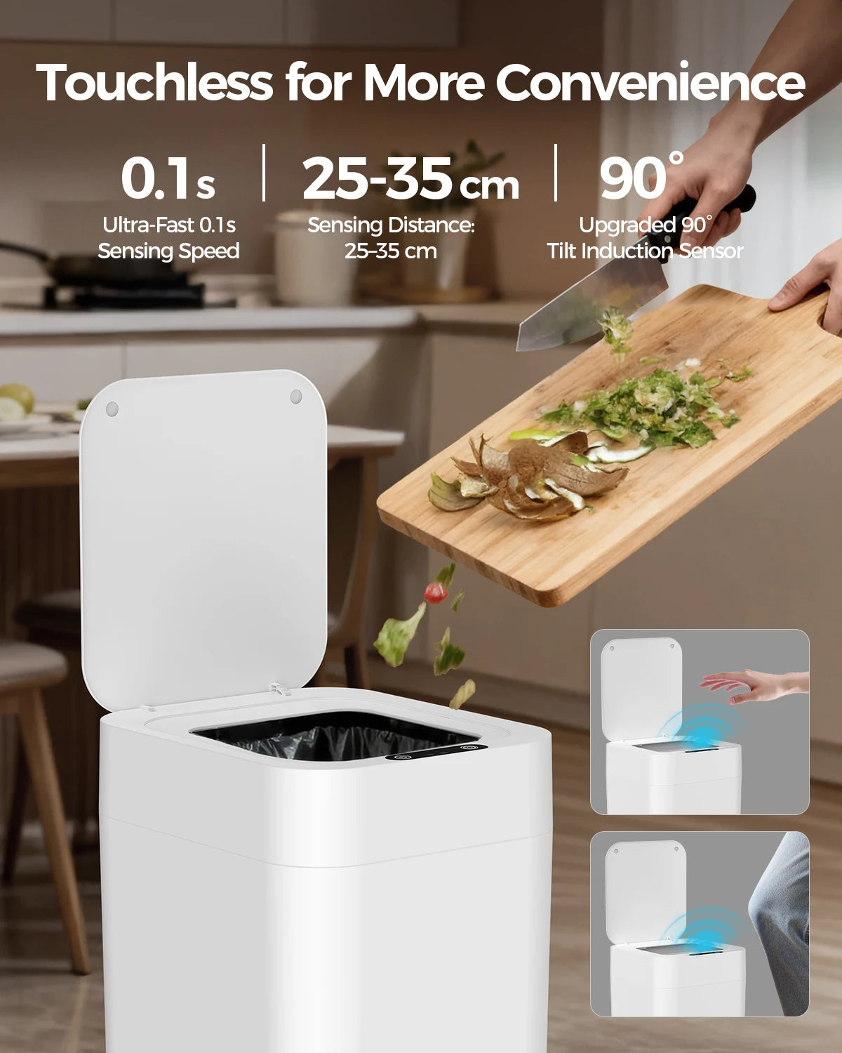 20L Automatic Self Changing Trash Can
