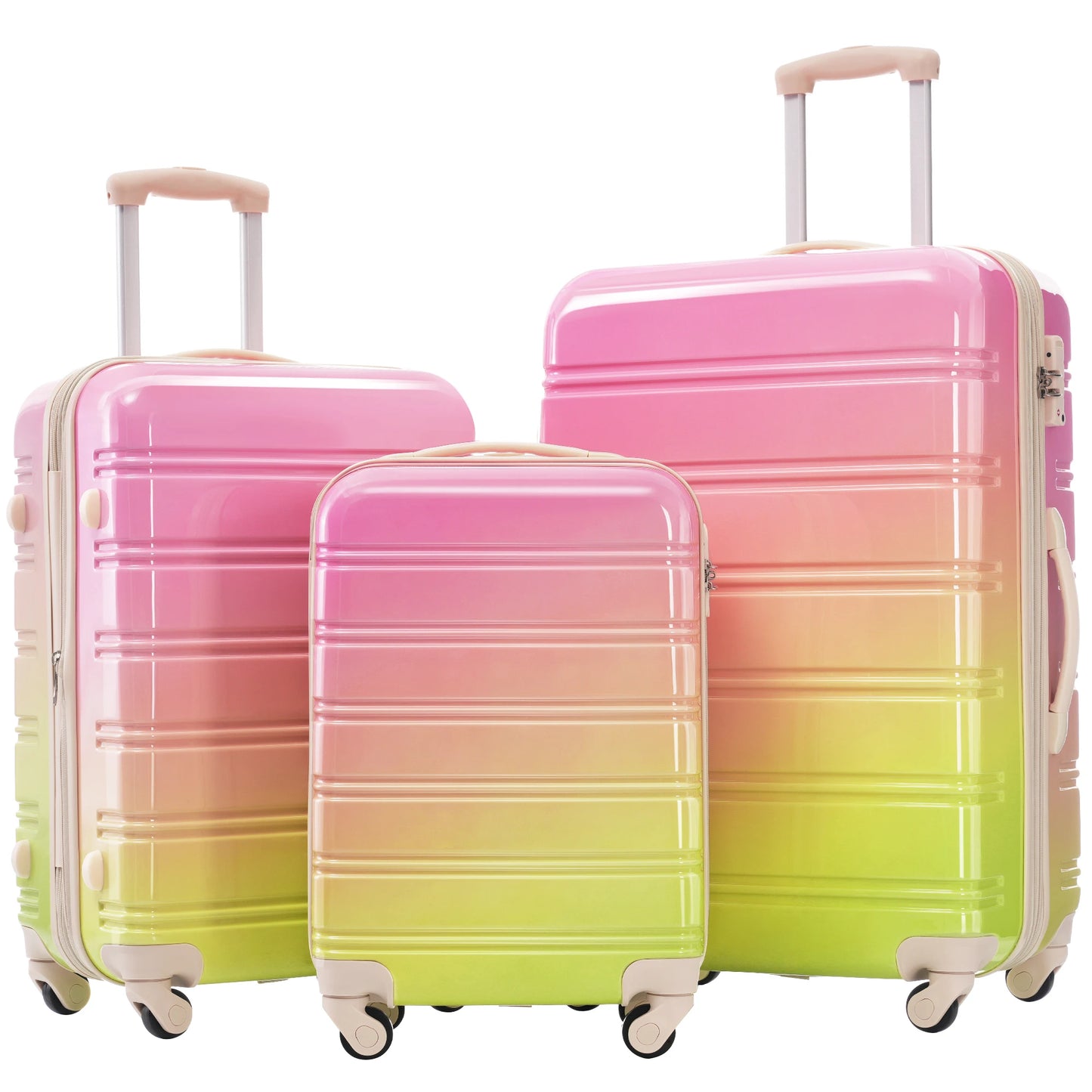 3 Piece  Hard-Shell Luggage Set
