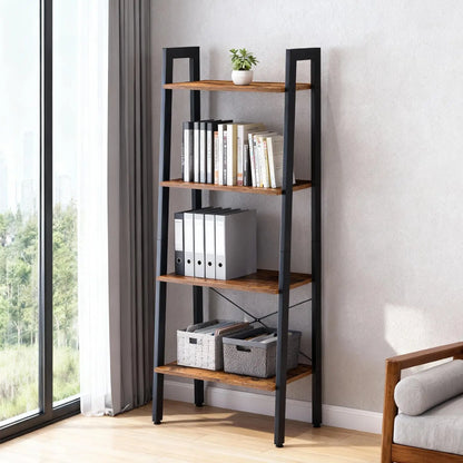 Bookshelf Wooden Storage Standing Shelf Living Room
