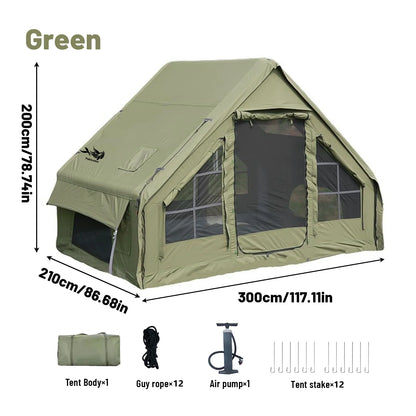 4-6 Person Outdoor Family Luxury Inflatable Tent