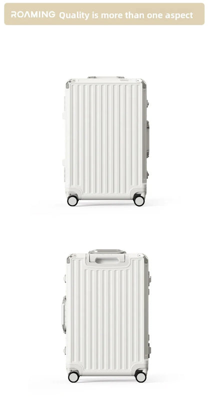 2-Pieces New Ultra Sturdy Aluminum Frame Luggage