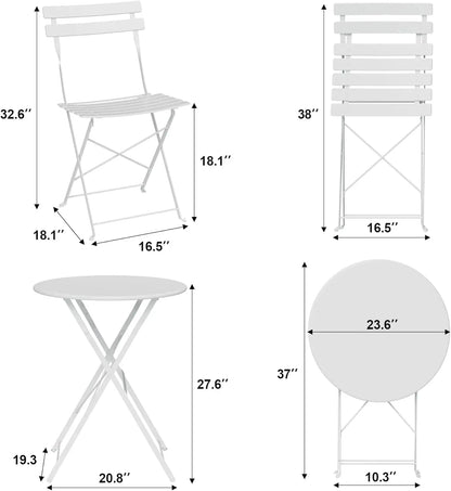 3Pcs Patio Bistro Set