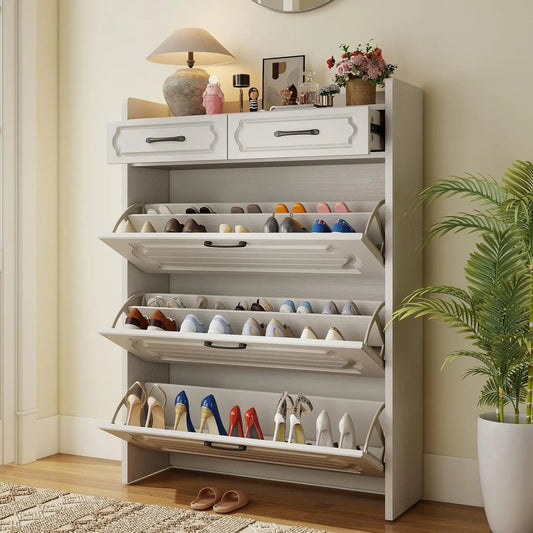 3 Flip Drawer & 2 Storage Drawer Cabinet