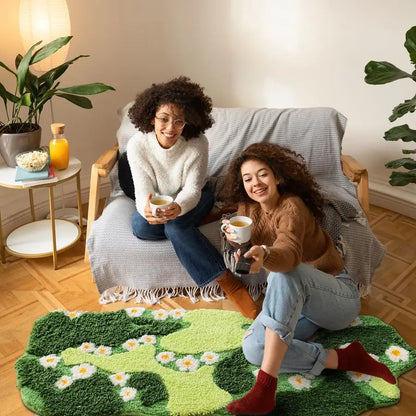 Green Bathroom Rug, Mat