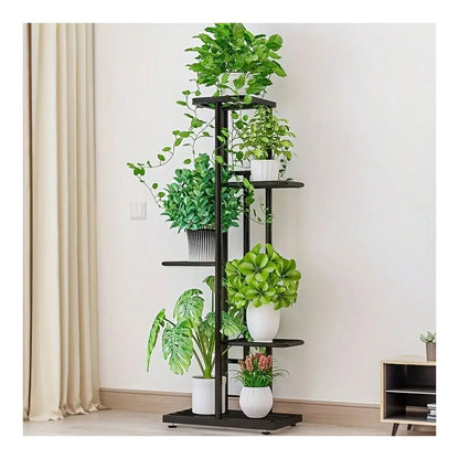 Five-Tier Wrought Iron Plant Stand