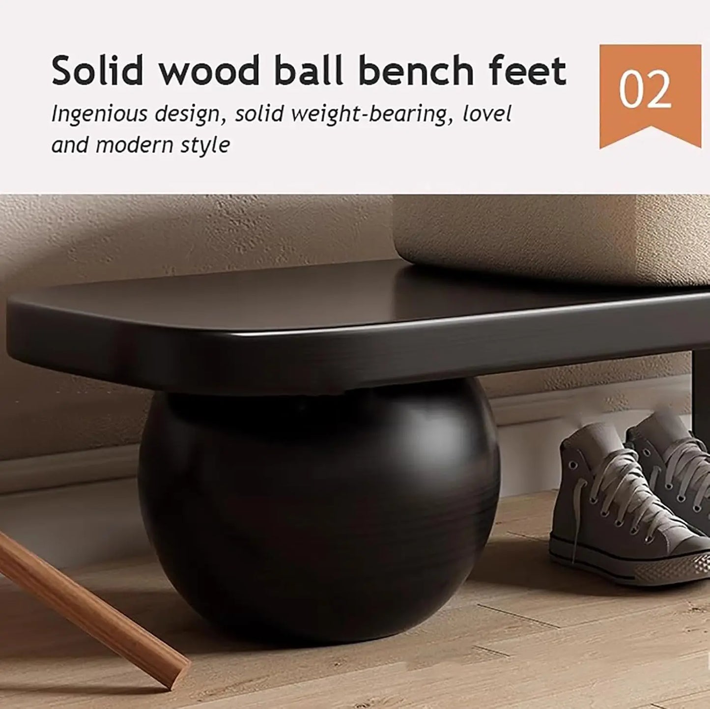 Modern Entryway Wooden Bench